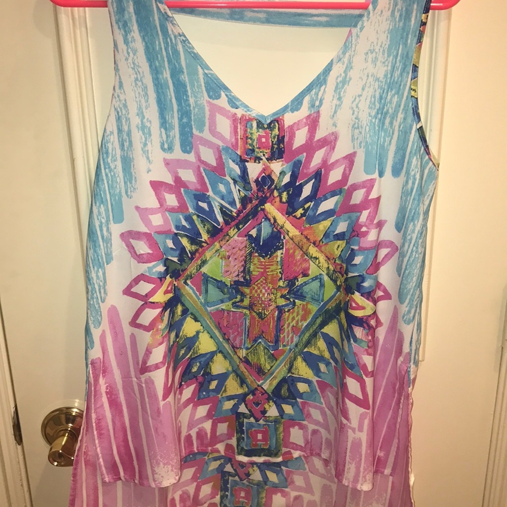 ShopBellaC brand new Pattern Tank Top